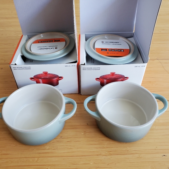 2 New Le Creuset Mini Round Cocotte - Picture 2 of 5